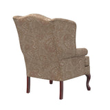 Comfort Pointe Paisley Cream Wingback Chair
