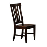 A-America Dawson Slat Back Chair in Wire Brushed Timber