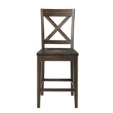 A-America Huron X-Back Barstool in Weathered Russet