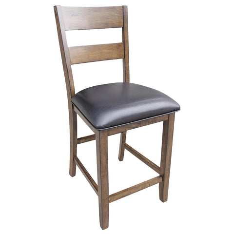 A-America Mariposa Ladderback Counter Chair, With Upholstered Seat