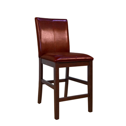 A-America Parson Chair Program Curved Back Parson Counter Chair, Red