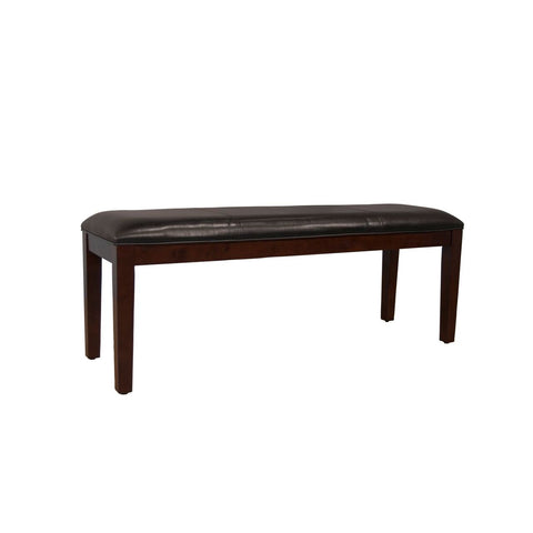 A-America Upholstered Bench in Cashmere Bonded Leather