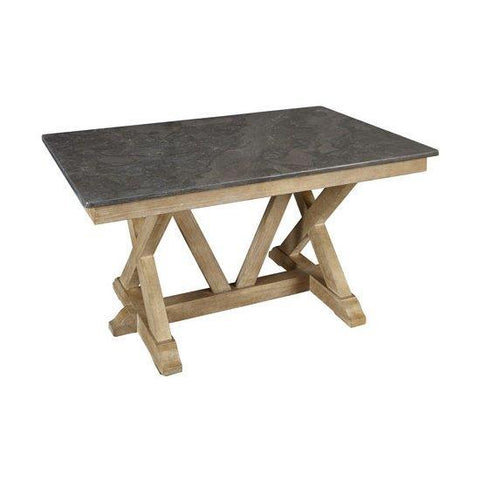 A-America West Valley 60" Rectangular Bluestone Dining Table