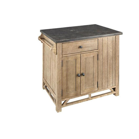 A-America West Valley Chef's Kitchen Island, With Bluestone Top