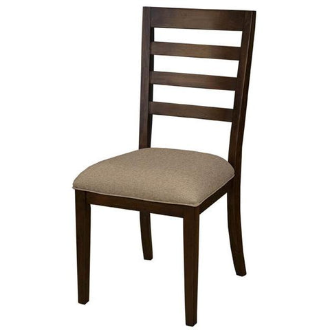A-America Westlake Ladderback Side Chair, With Upholstered Seat
