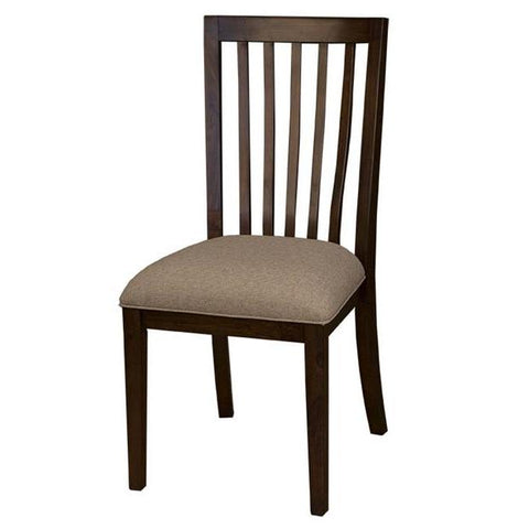 A-America Westlake Slatback Side Chair, With Upholstered Seat