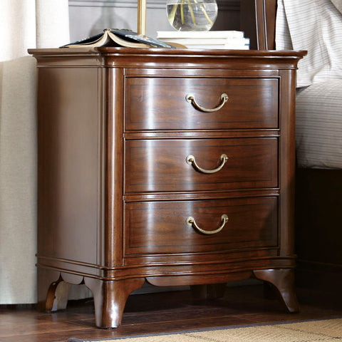 American Drew Cherry Grove NG Nightstand in Mid Tone Brown