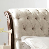 American Drew Jessica McClintock Boutique Sleigh Bed in Baroque