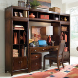 American Drew Tribecca Bookcase Console in Root Beer Color