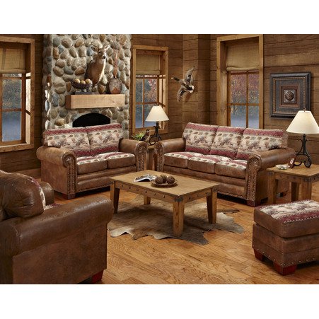 American Furniture Deer Valley 4 Piece Living Room Set With Sleeper