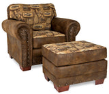 American Furniture Classics Model 8500-80 River Bend Ottoman