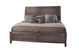 American Woodcrafters Aurora Weathered Gray Sleigh Bed