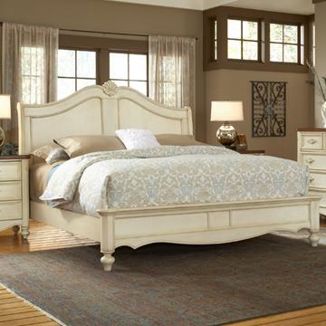 American Woodcrafters Chateau Sleigh Bed