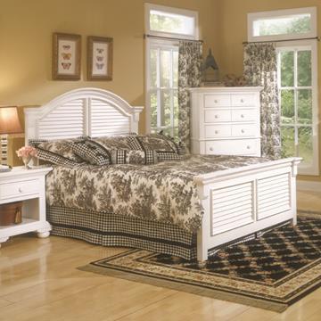 American Woodcrafters Cottage Traditions 6510 Panel Bed