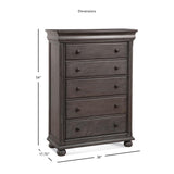 American Woodcrafters Hyde Park 5-drawer Chest