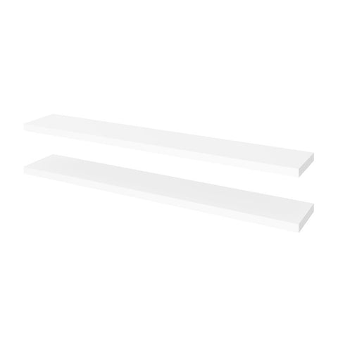 BESTAR Universel 12W Set of 72W x 12D Floating Shelves in white