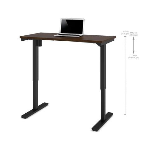 Bestar Electric Height Adjustable Table In Chocolate
