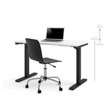 Bestar Electric Height Adjustable Table In White