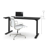 Bestar Electric Height Adjustable Table In Black