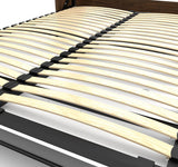 Bestar Cielo Classic 104 Inch Queen Wall Bed Kit in Oak Barrel & White