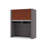 Bestar Connexion Cabinet For 30" Lateral File In Bordeaux & Slate