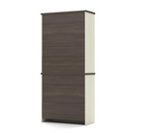 Bestar Prestige Plus Modular Bookcase in White Chocolate & Antigua
