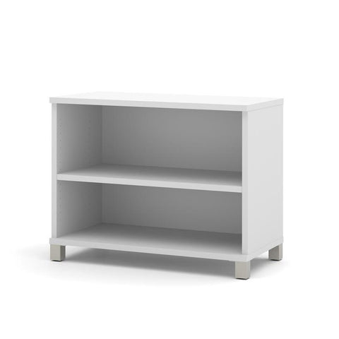 Bestar Pro-Linea 2-shelf Bookcase In White