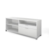 Bestar Pro-Linea Credenza With Drawers In White