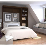Bestar Pur 84" Full Wall Bed Kit In Chocolate