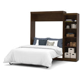 Bestar Pur 90" Queen Wall Bed Kit In Chocolate