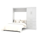 Bestar Pur 95" Full Wall Bed Kit In White