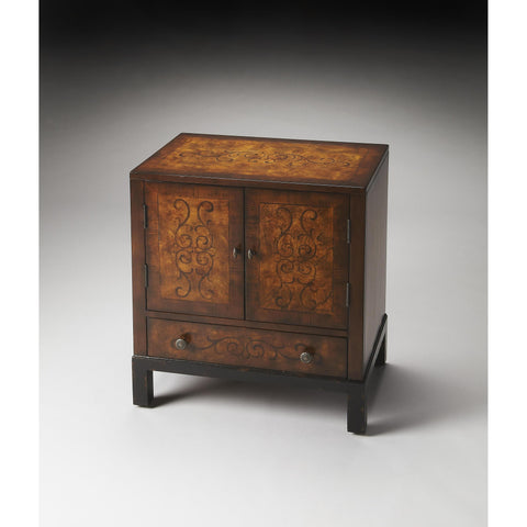 Butler Artists' Originals Courtland Accent Cabinet In Black And Tan