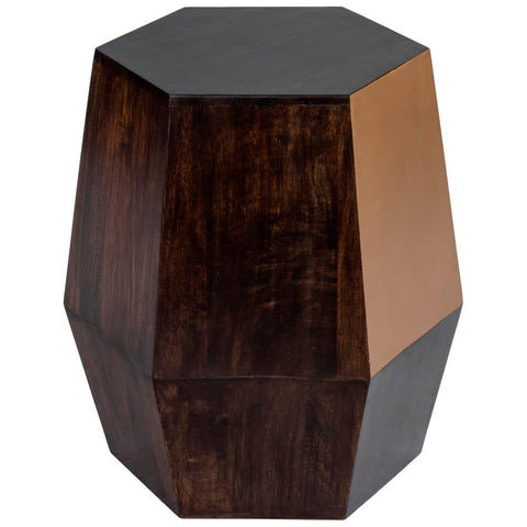Butler Gulchatai Wood & Gold Finish Accent Table