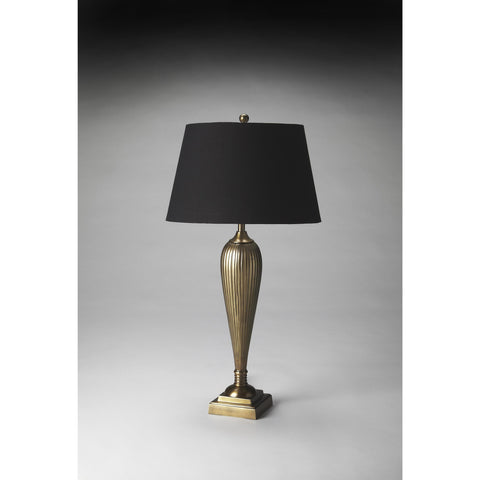 Butler Hors D'Oeuvres Table Lamp In Antique Brass Finish 7131116