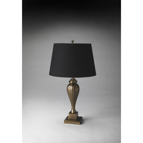 Butler Hors D'Oeuvres Table Lamp In Antique Brass Finish 7150116