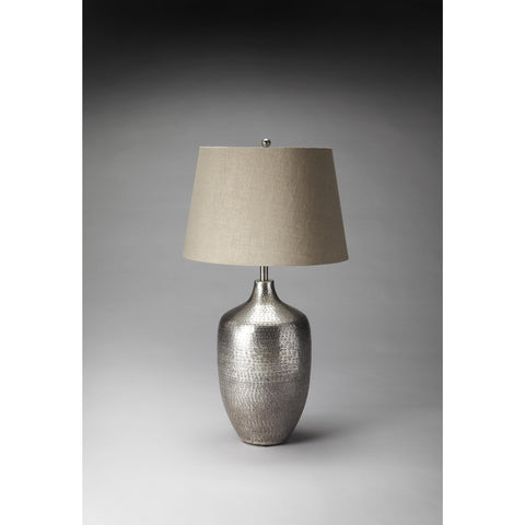 Butler Hors D'Oeuvres Table Lamp In Antique Silver Finish 7127116