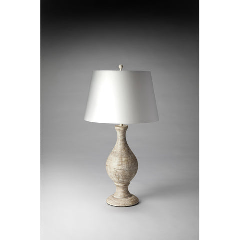 Butler Hors D'Oeuvres Table Lamp In White Wash Finish