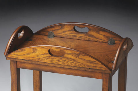 Butler Masterpiece Butler Table In Vintage Oak