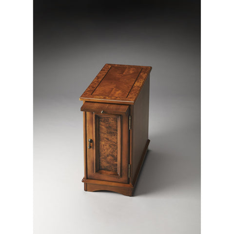 Butler Masterpiece Chairside Chest In Olive Ash Burl