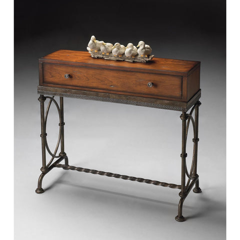 Butler Masterpiece Console Table In Old World Cherry