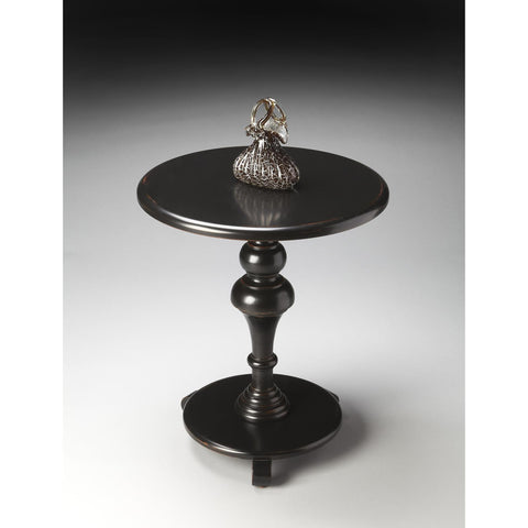 Butler Masterpiece Pedestal Table In Black Licorice