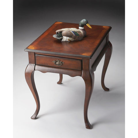 Butler Plantation Cherry Grace End Table In Cherry
