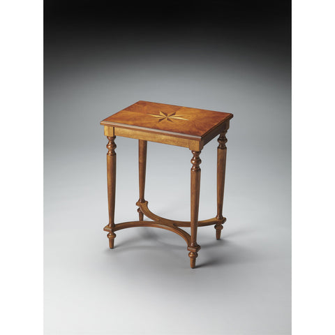 Butler Plantation Cherry Tyler Accent Table In Olive Ash Burl