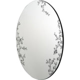 Camden Isle Floral Silk Wall Mirror III