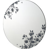 Camden Isle Floral Silk Wall Mirror III