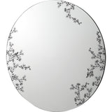 Camden Isle Floral Silk Wall Mirror I