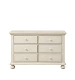 Comfort Pointe Alida  Antique White 6 Drawer Dresser