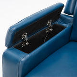 Comfort Pointe Clayton Navy Blue Storage Lift Chair