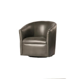 Comfort Pointe Draper Pewter Swivel Chair