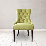 Comfort Pointe Madelyn Tufted Chair in Cherry & Kiwi